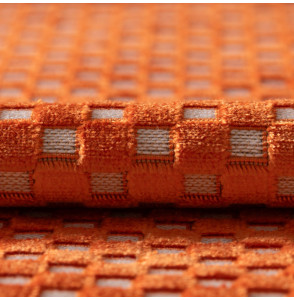 Tissu-velours-petit-carré-orange