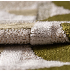 Fluweel-stof-geometrisch-groen-en-bouclette