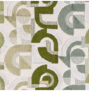 Fluweel-stof-geometrisch-groen-en-bouclette