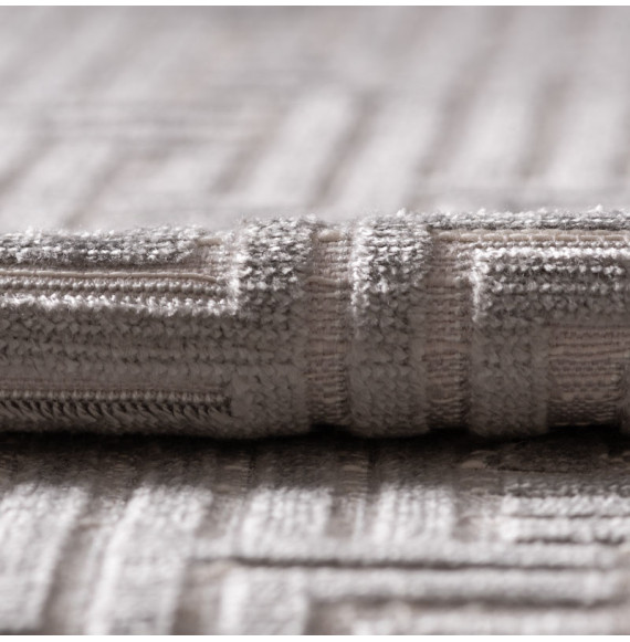 Tissu-velours-géométrique-gris-clair
