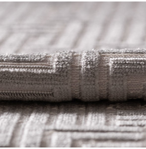 Tissu-velours-géométrique-gris-clair