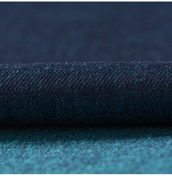 Tissu-jean's-coloré-turquoise