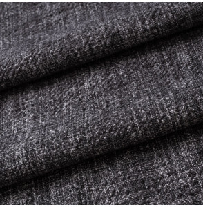 Tissu-lin-laine-Stone-wash-chiné-noir-et-gris-