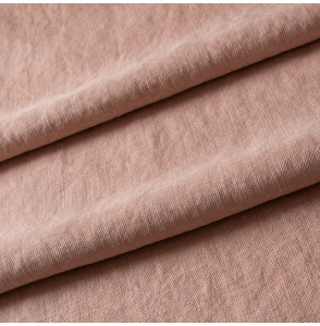 Tissu-lin-stonewash-or-rose