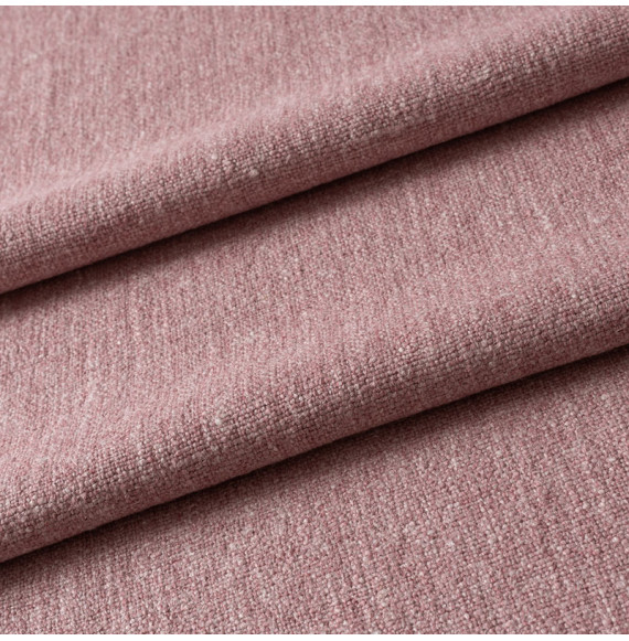 Tissu-lin-viscose-épais-chiné-rose