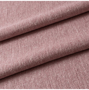 Tissu-lin-viscose-épais-chiné-rose