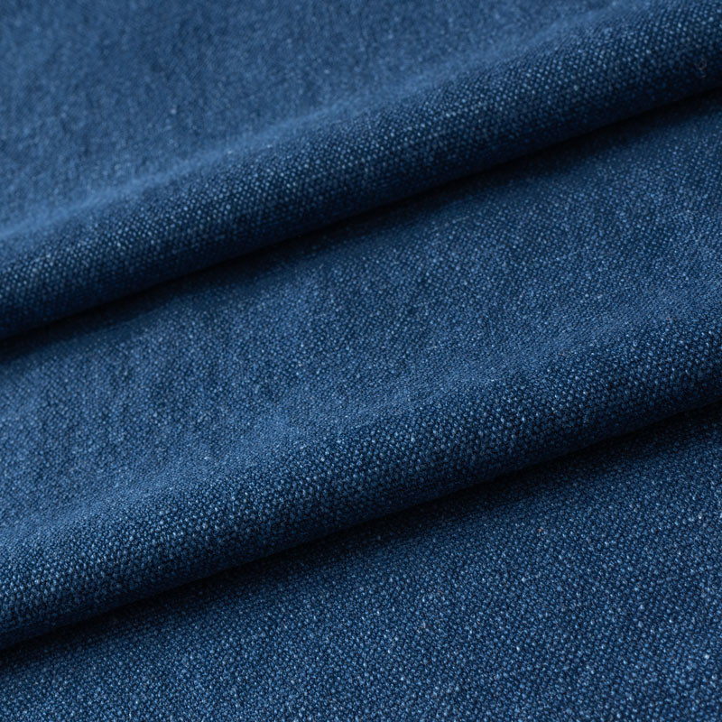 Tissu-lin-coton-Stonewash-indigo