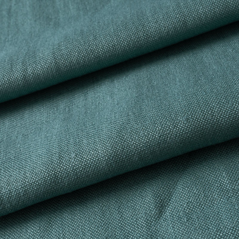 Tissu-lin-turquoise
