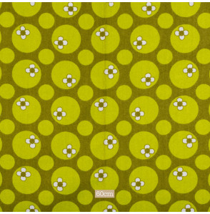 Vintage-badstof-uit-de-jaren-60-en-70----bloemen-en-groene-geometrische-motieven