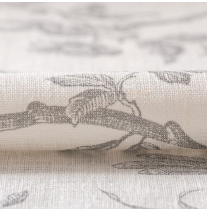 Tissu-lin-blanc-mésange-gris
