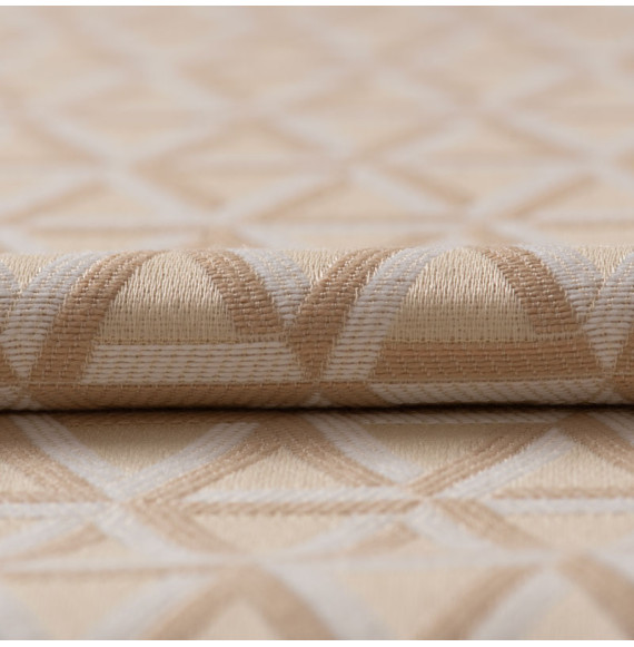 Decoratiestof-Byzance-brandvrij-zandkleur