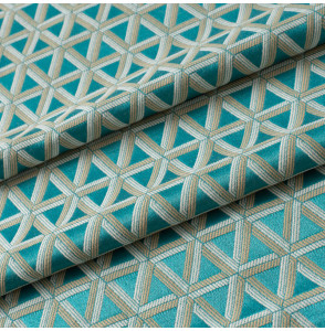 Decoratiestof-Byzance-brandvrij-aqua