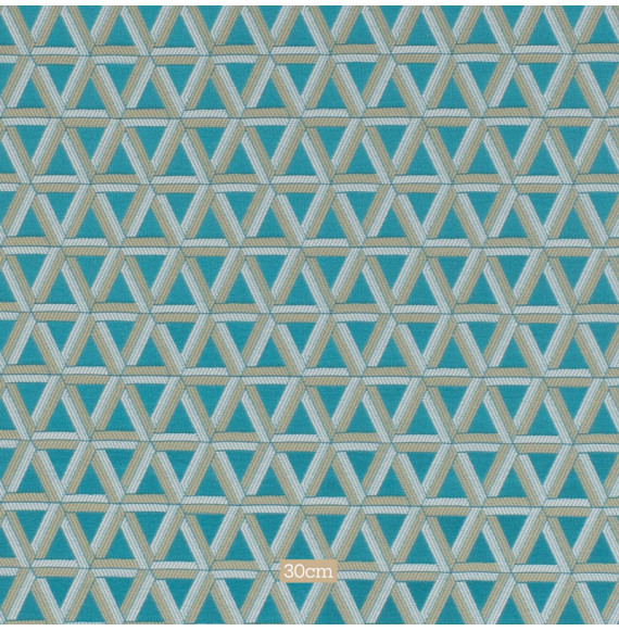 Decoratiestof-Byzance-brandvrij-aqua