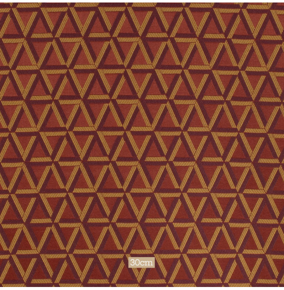 Decoratiestof-Byzance-brandvrij-oranje-rood