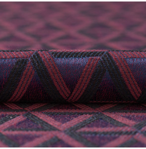 Tissu-d'ameublement-Byzance-non-feu-aubergine