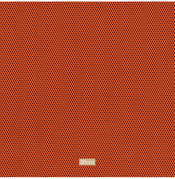 Stof-visnet-3D-oranje