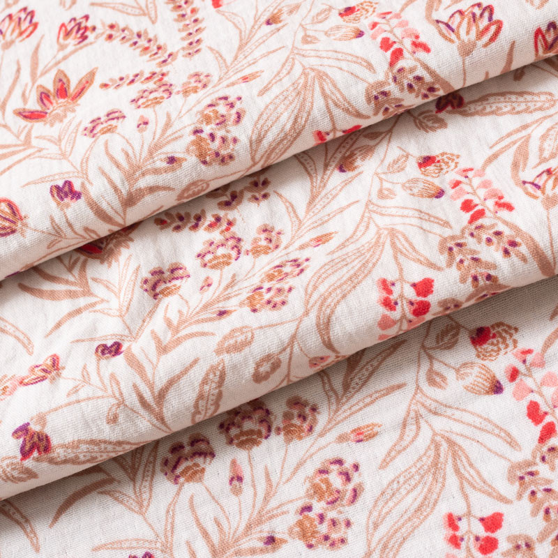 Tetra-Stof-met-bloemen-rood