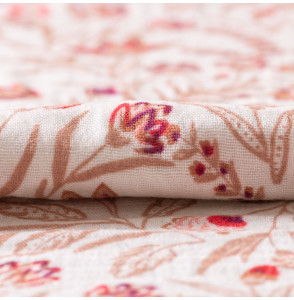 Tetra-Stof-met-bloemen-rood