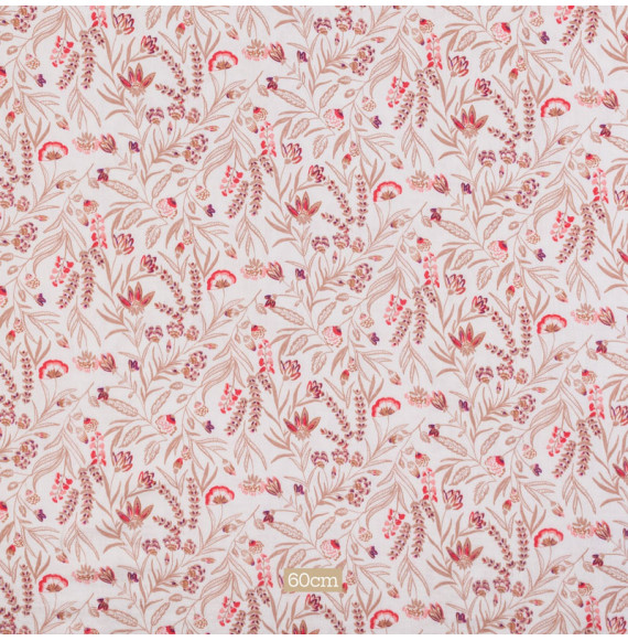 Tetra-Stof-met-bloemen-rood