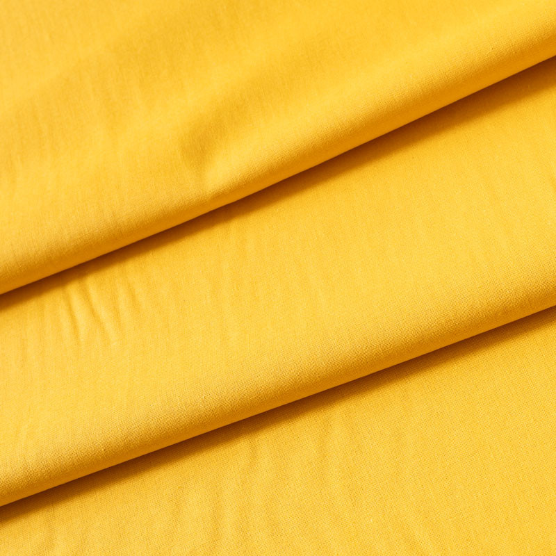 Tissu-coton-uni-safran