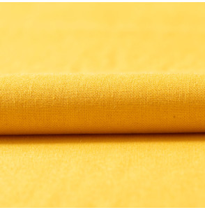 Tissu-coton-uni-safran