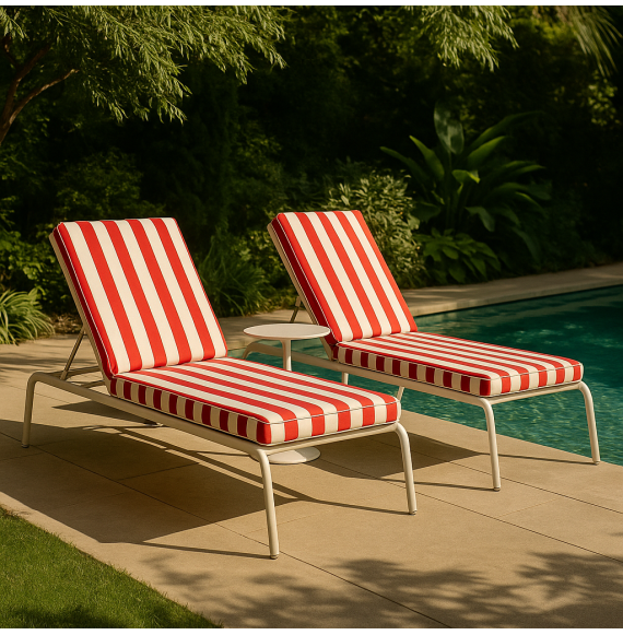 Tissu-320cm-outdoor-rayure-5/5-rouge