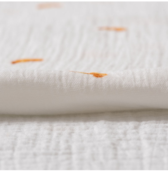 Tissu-tetra-double-gaze-blanc-cassé-imprimé-croissant
