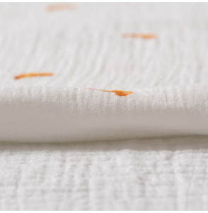 Tissu-tetra-double-gaze-blanc-cassé-imprimé-croissant
