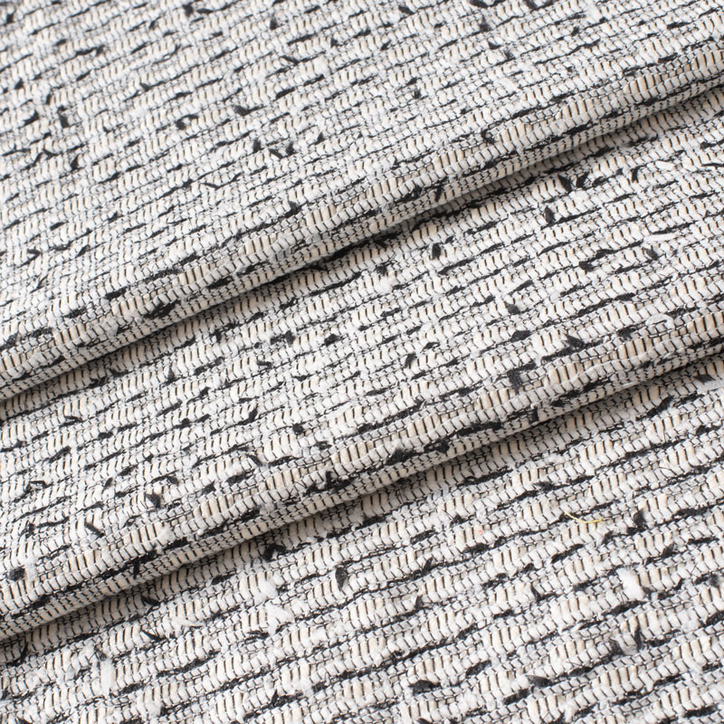 TISSU-LINTON-TWEED--BLEU-ET-BLANC