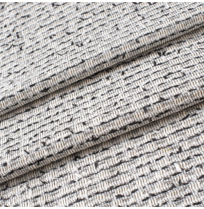 TISSU-LINTON-TWEED--BLEU-ET-BLANC