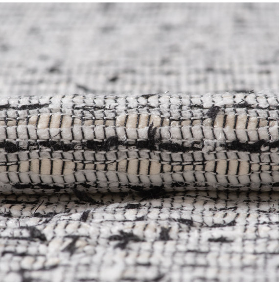 TISSU-LINTON-TWEED--BLEU-ET-BLANC
