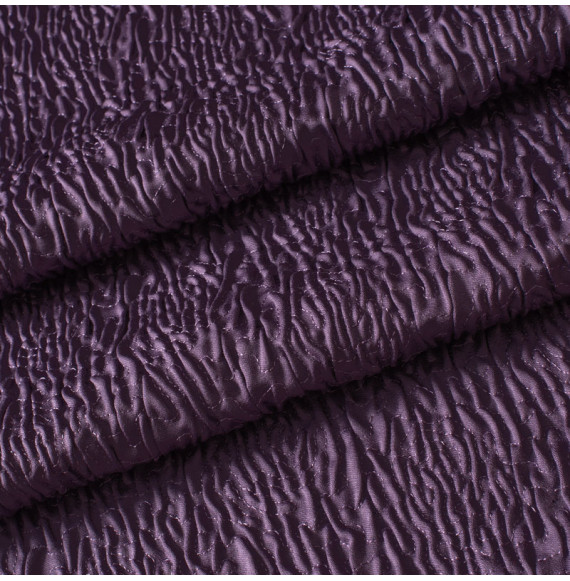 TISSU-STRETCH-CLOQUÉ-COUSU--MAUVE