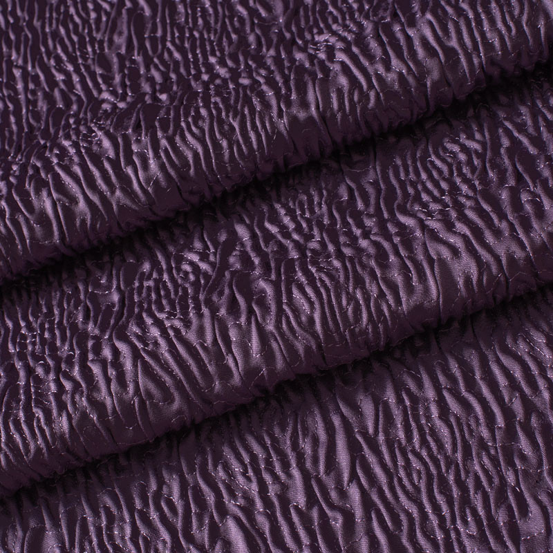 TISSU-STRETCH-CLOQUÉ-COUSU--MAUVE