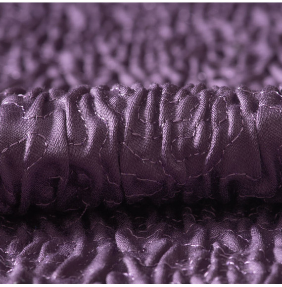 TISSU-STRETCH-CLOQUÉ-COUSU--MAUVE