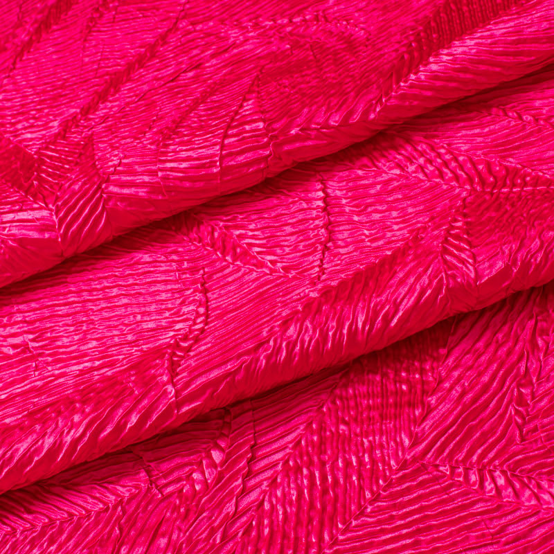 TISSU-SOIE-GAUFRÉE--FUSCHIA