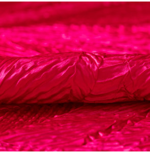 TISSU-SOIE-GAUFRÉE--FUSCHIA
