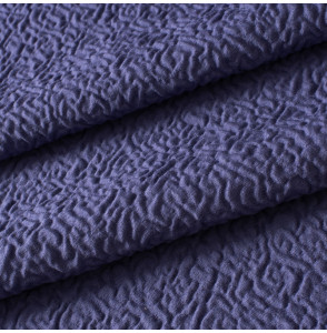 TISSU-GAUFRÉ-MAUVE