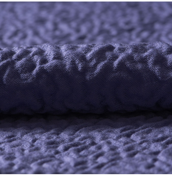 TISSU-GAUFRÉ-MAUVE