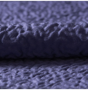 TISSU-GAUFRÉ-MAUVE