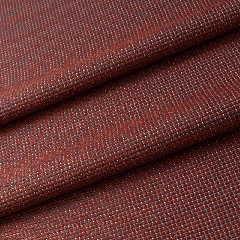 Tissu-structuré-non-feu-brique