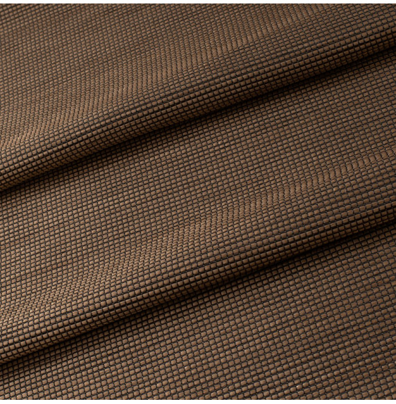 Tissu-structuré-non-feu-bronze