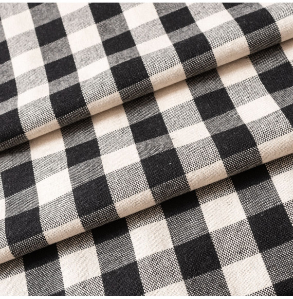 Tissu-coton-naturel-vichy-noir