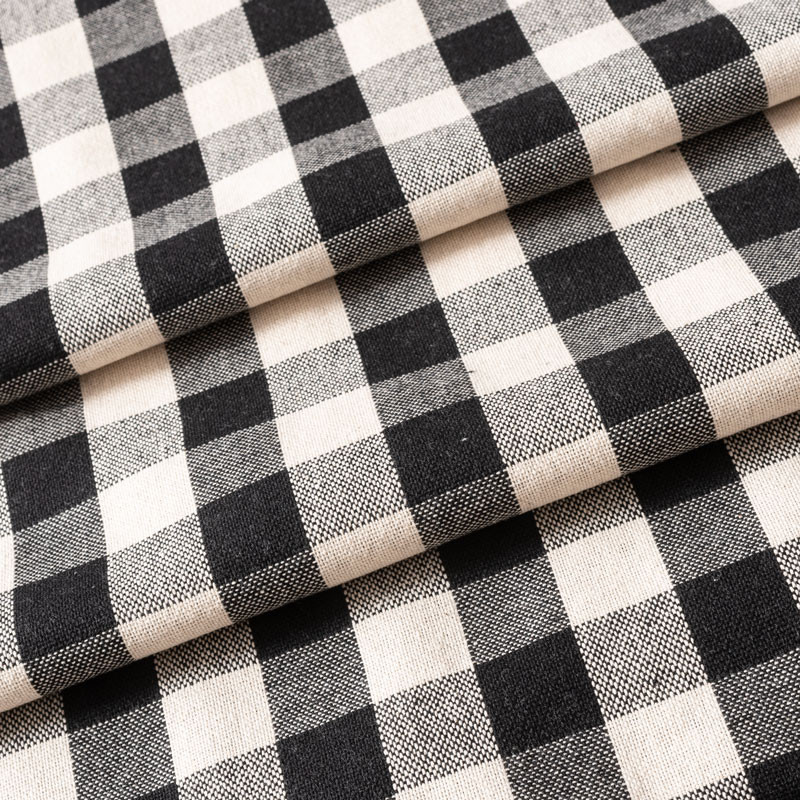 Tissu-coton-naturel-vichy-noir