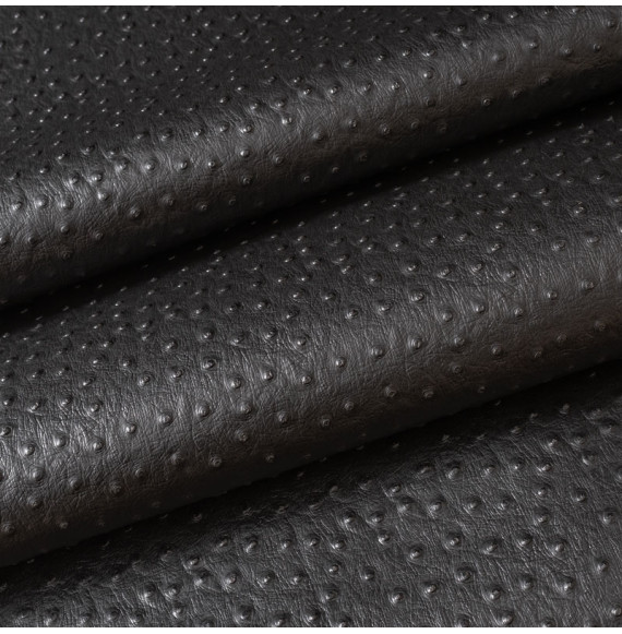 Tissu-simili-cuir-autruche-noir