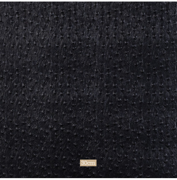 Tissu-simili-cuir-autruche-noir