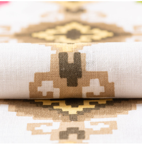 TISSU-VINTAGE-AUTHENTIQUE--FLORAL-ET-PIXELS