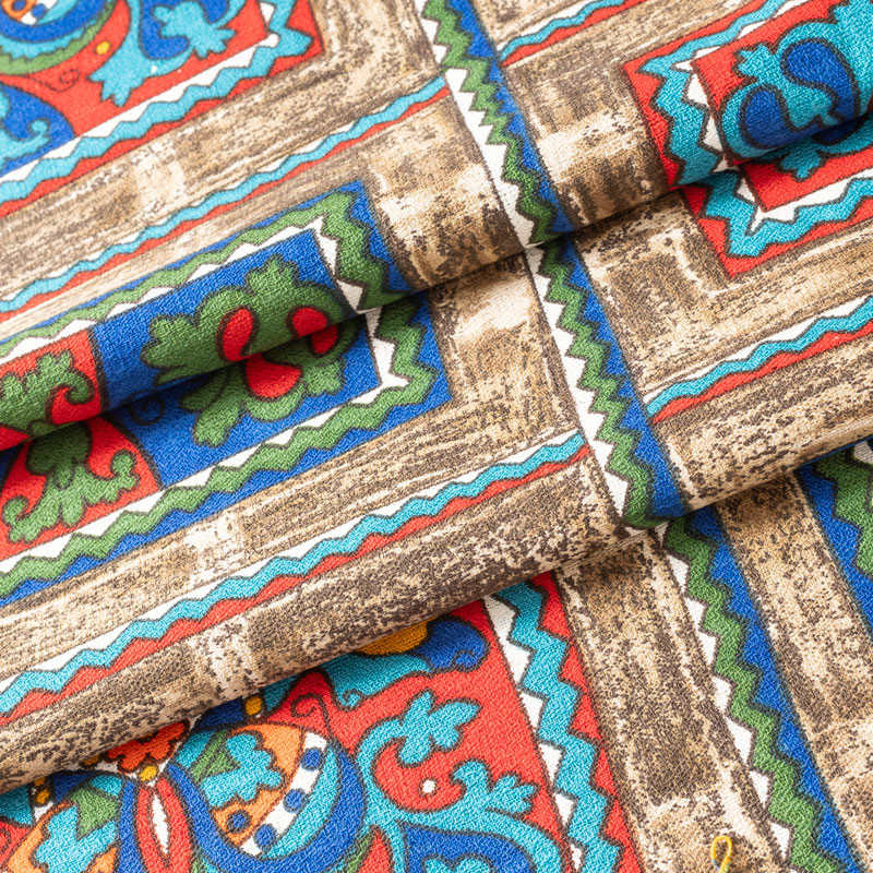 TISSU-VINTAGE-AUTHENTIQUE--BRUN