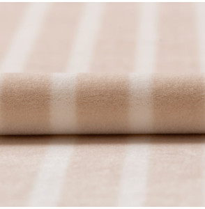 Tissu-velours-rayé-beige-et-blanc