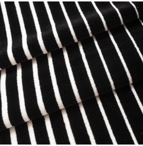 Tissu-velours-rayé-noir-et-blanc