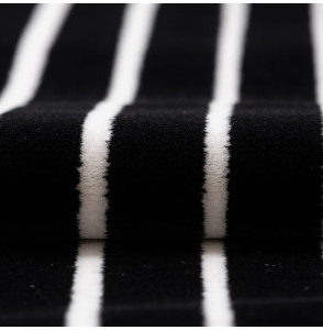Tissu-velours-rayé-noir-et-blanc